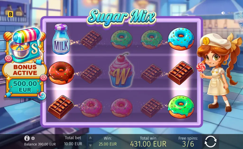 Sugar Mix - Swap feature officielle BGaming