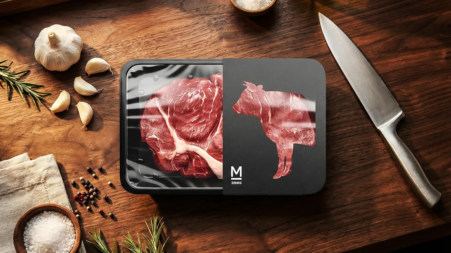 Metzgers steak packaging