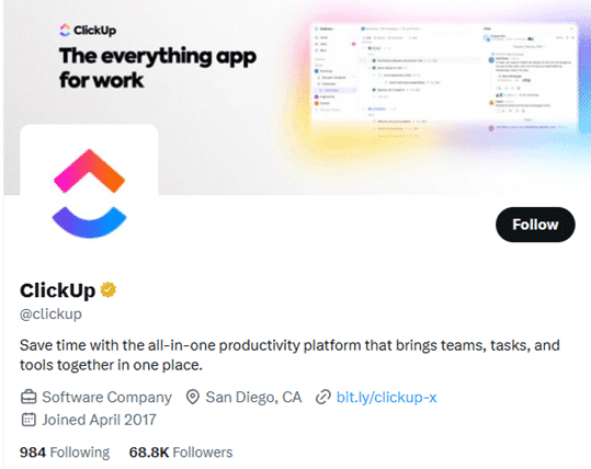 Marketing Spotlight: ClickUp Marketing Strategy Social Media Strategy