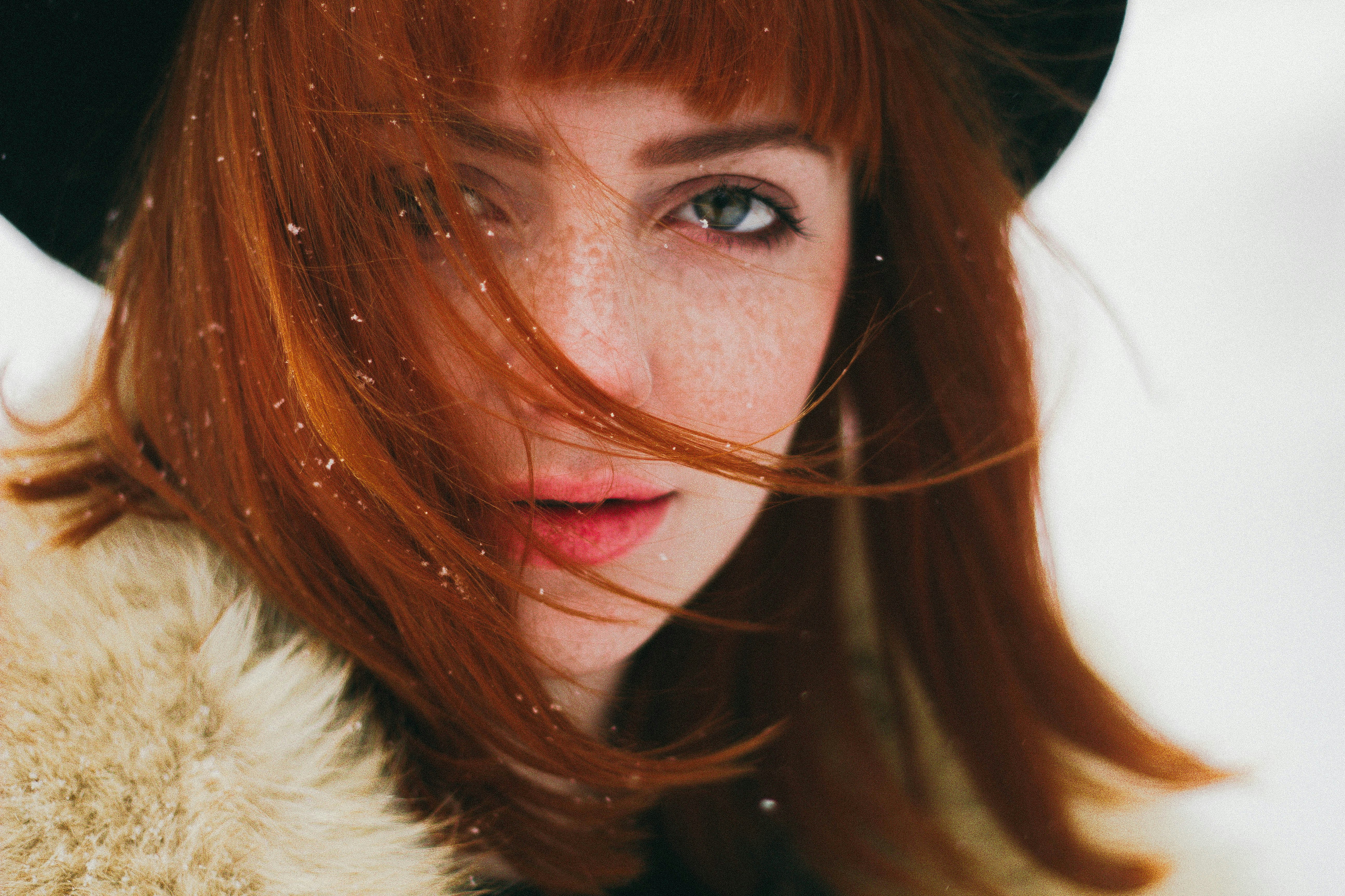 woman glowing in winter - How to Find Your Color Palette