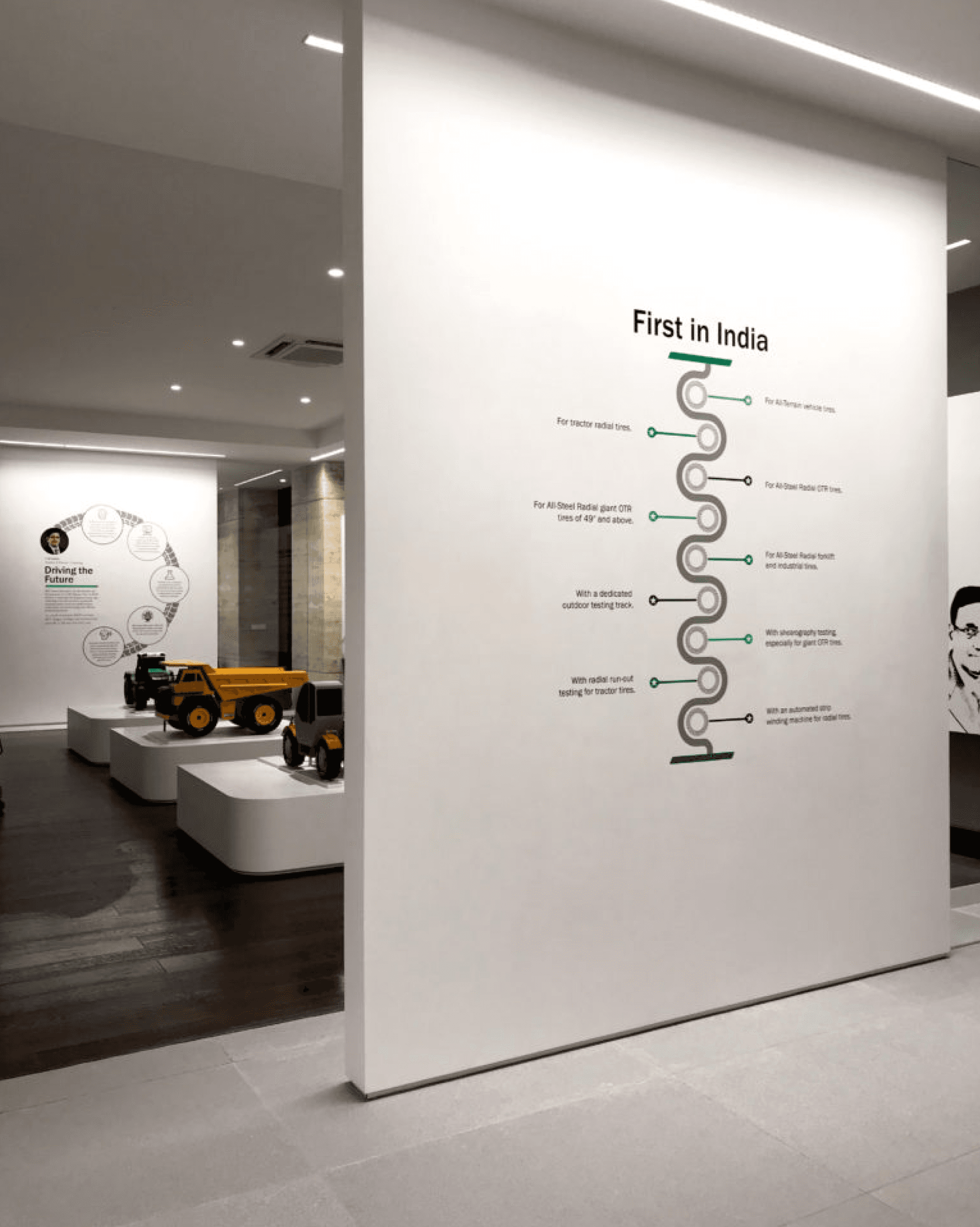 visuals displayed for BKT tires