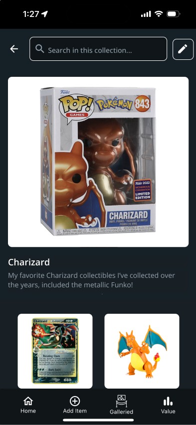 Galleried Collections View