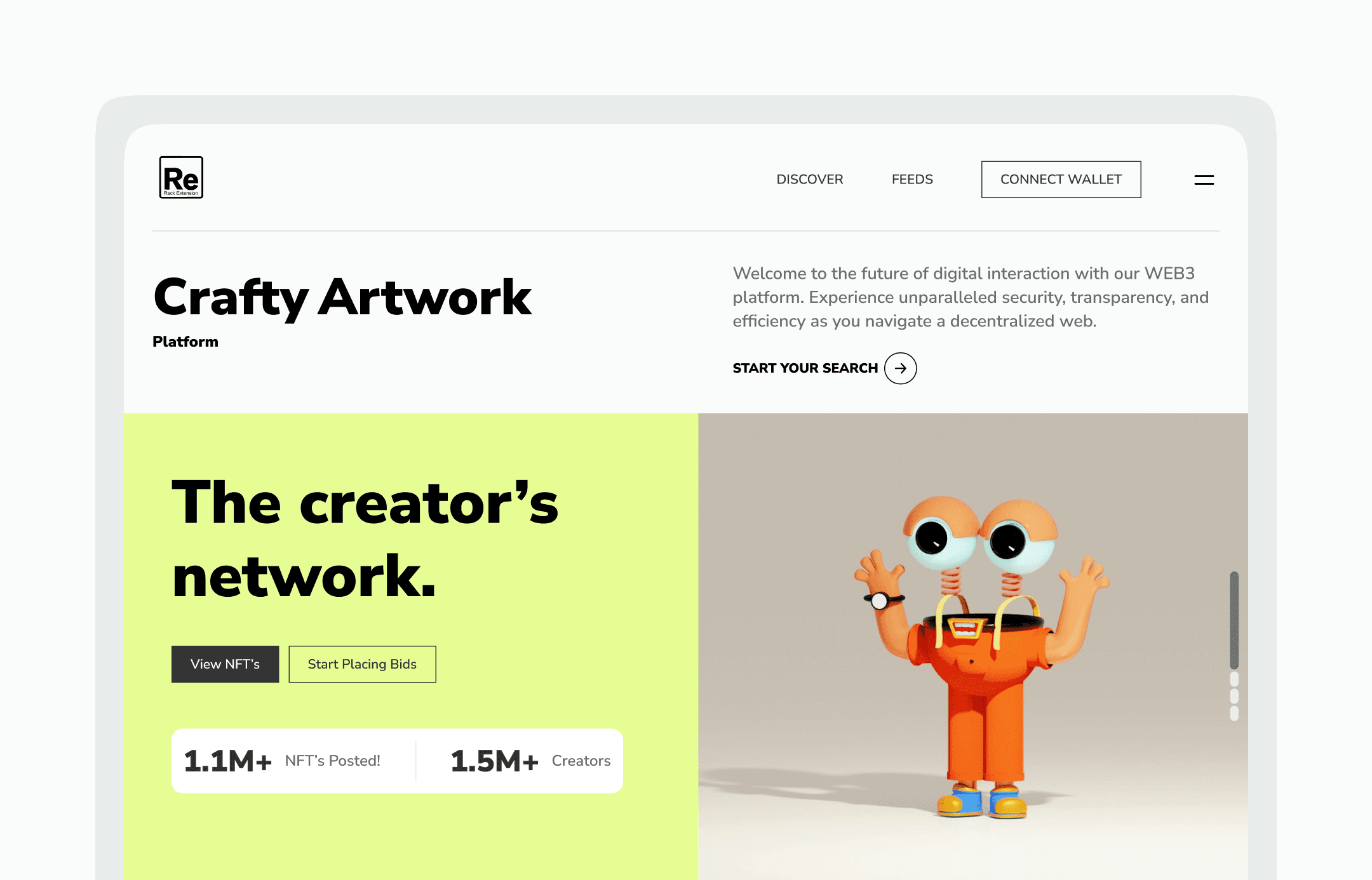 NFT-SaaS-Web-Platform-Elxsrtech-Design -Studio