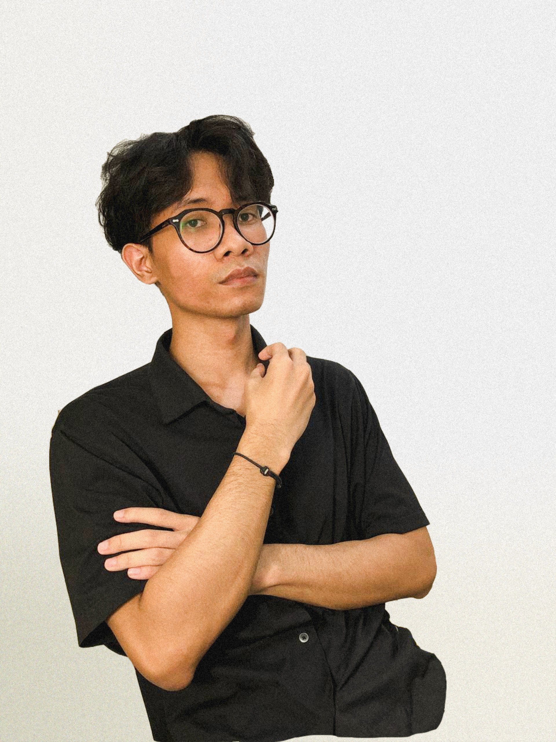 Photo of Irene in a neon scene