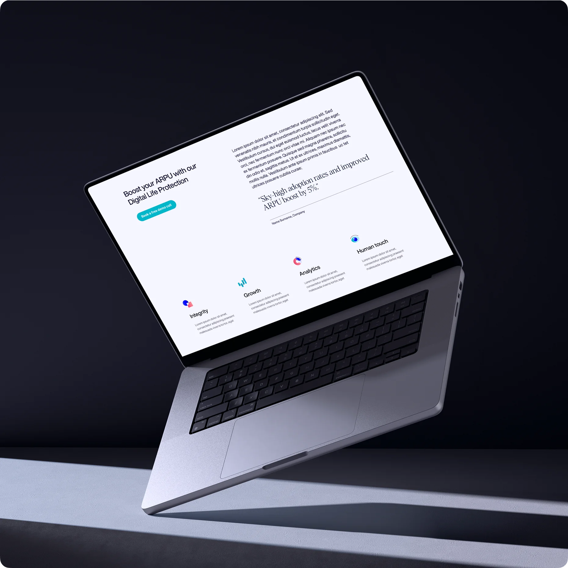 Nová vizuální identita pro společnost Whalebone od studia B tým, oceněná DESIGN BODem za skvělou práci v oblasti grafiky, vizuální identity a webových stránek a za svůj kvalitní přínos v odvětví grafických a digitálních studií v Čechách.