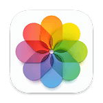 iOS gallery app logo redesign by Jeremia Justin for modern UI portfolio presentation