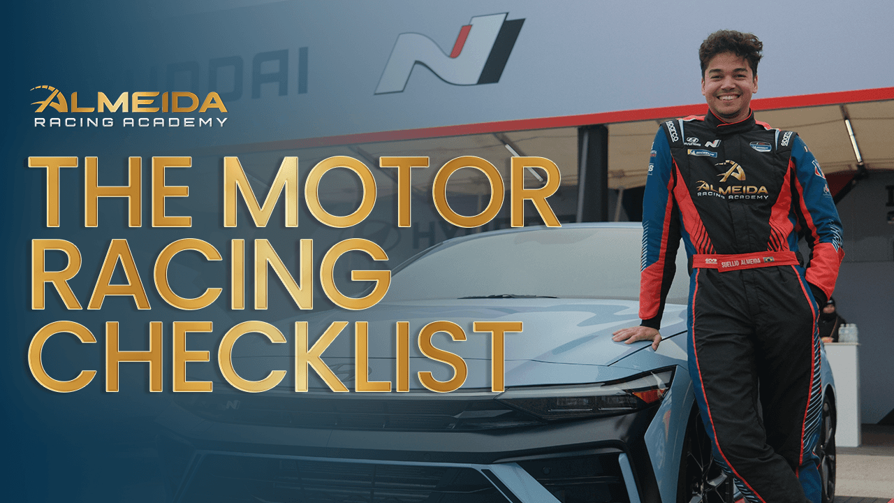 Suellio Almeida. IMSA Driver, North America Radical Racecar Champion, Founder of Almeida Racing Academy. Featuring the Almeida Racign Academy The Motor Racing Checklist