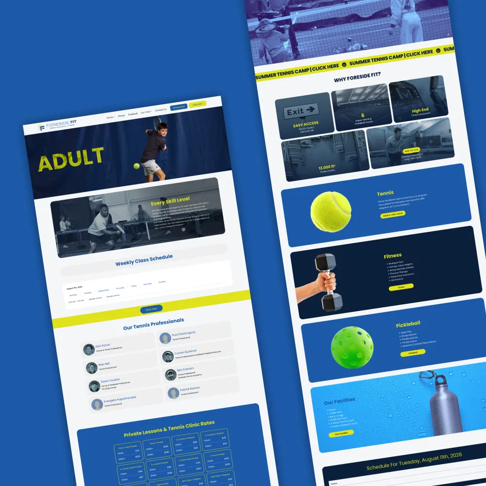 Forside Fit Website Design
