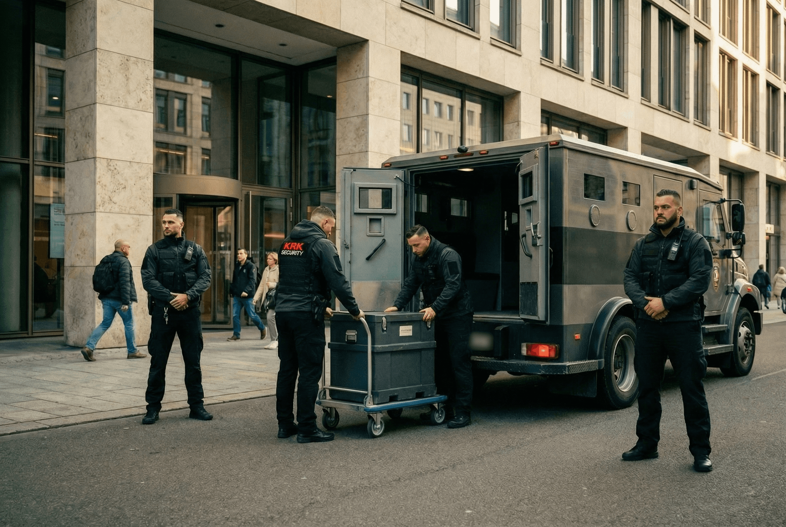 Transport de valeurs sécurisé à Genève assuré par des agents de sécurité professionnels