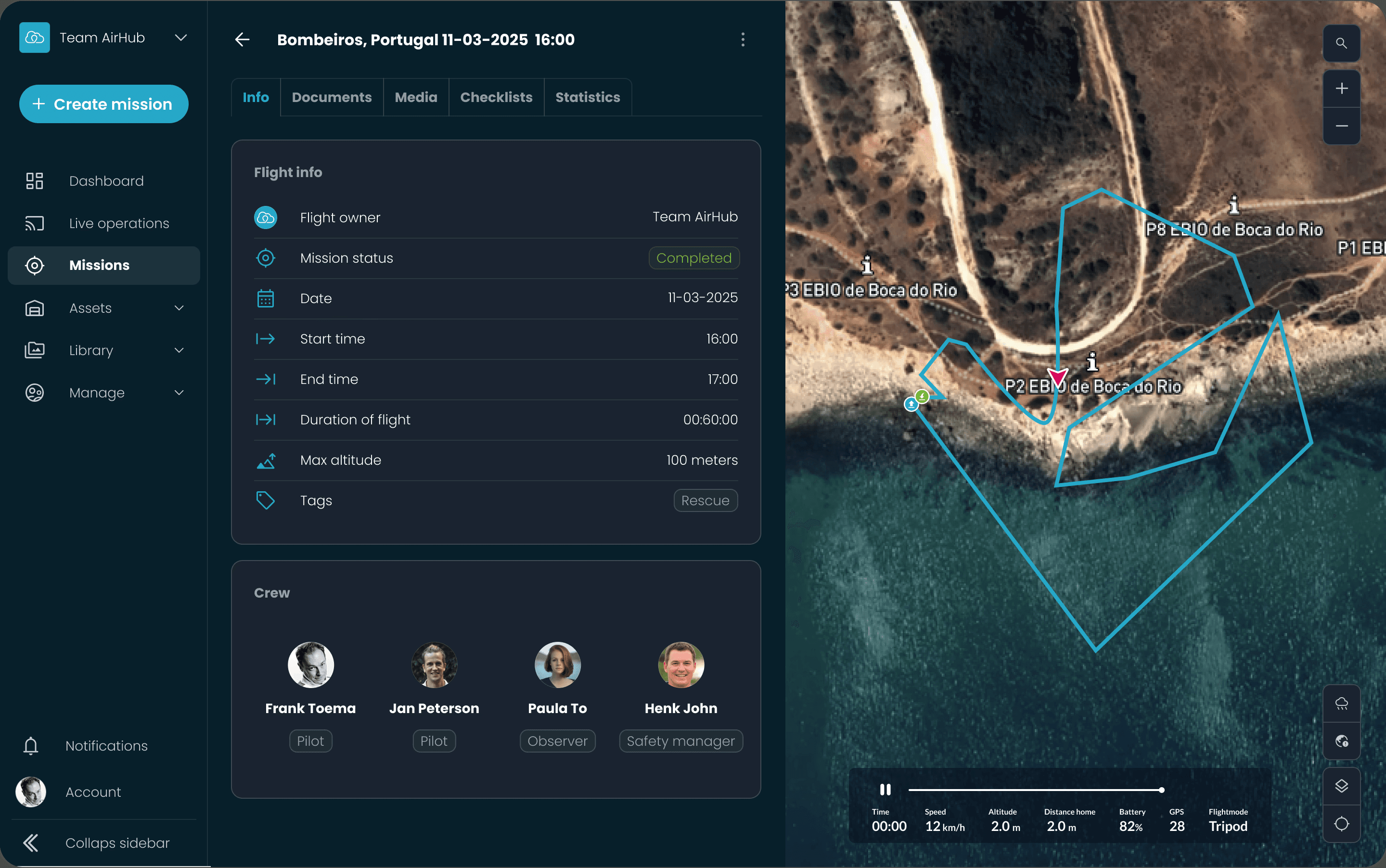 Benutzeroberfläche - Flugbuch