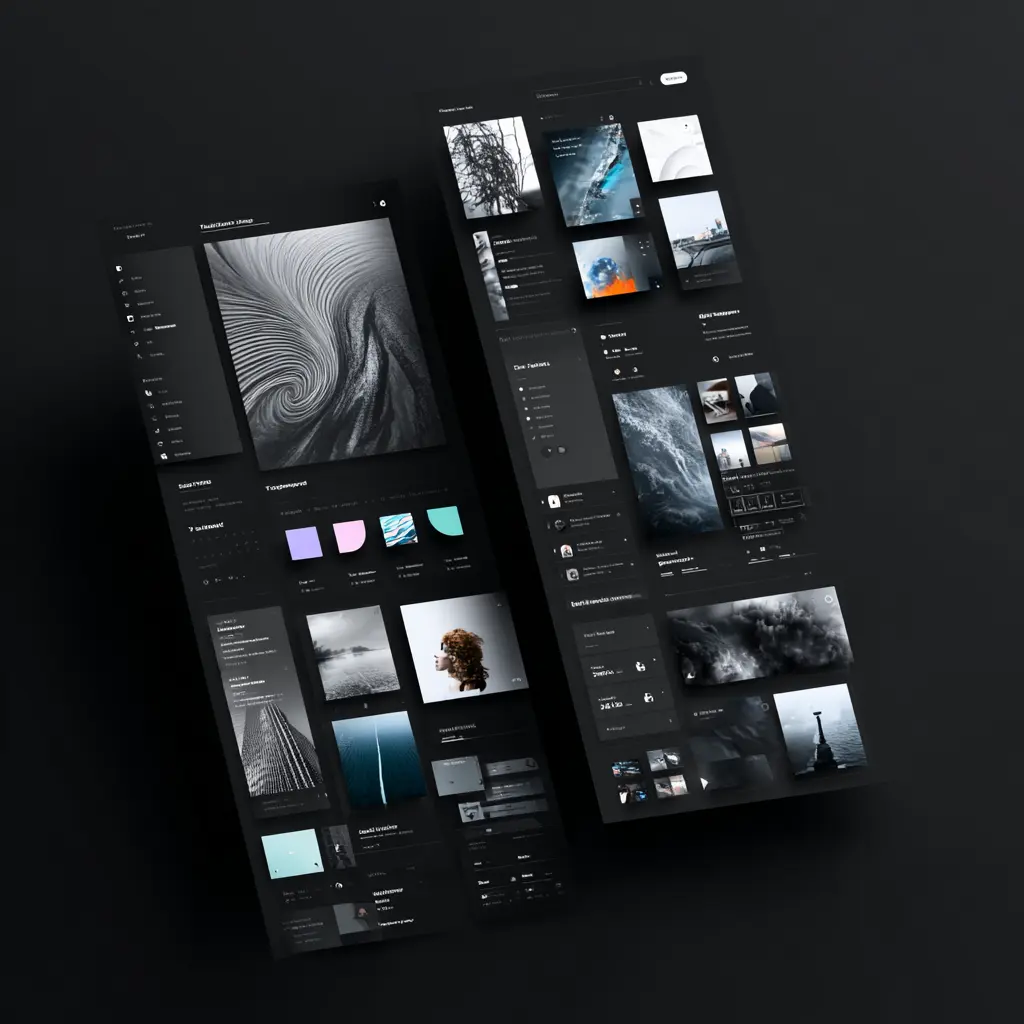 Premium UX/UI design showcase — modern SaaS, AI, and tech interfaces by Luna UI Design Studio
