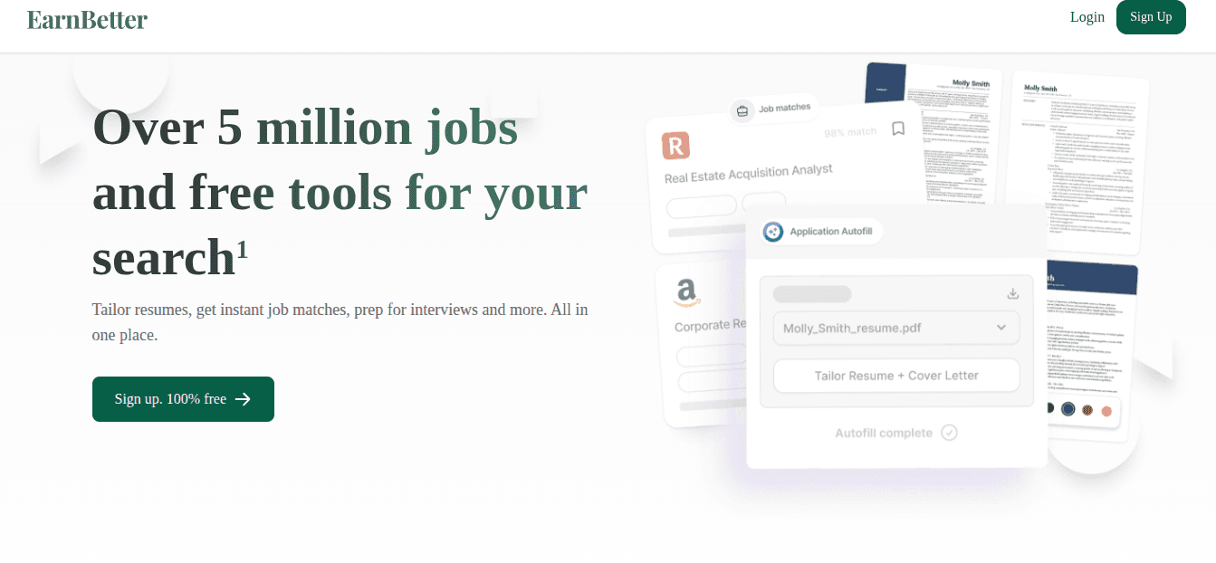 earnbetter homepage