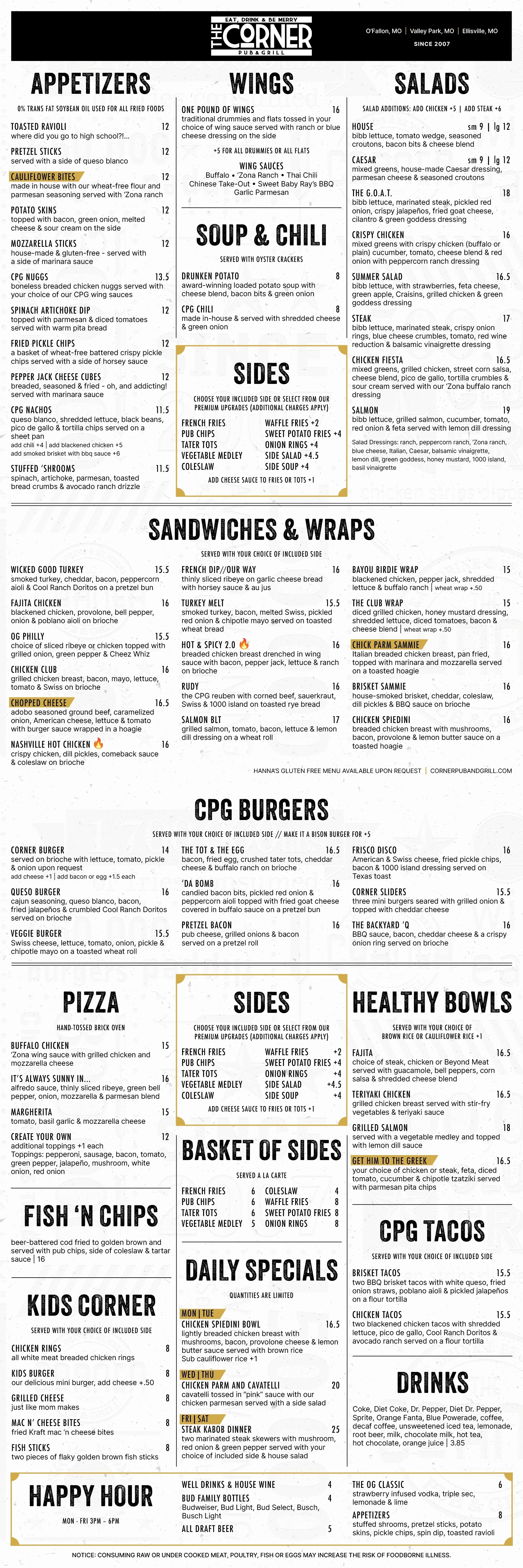 A detailed flowchart or diagram with various sections, labels, and information organized vertically.