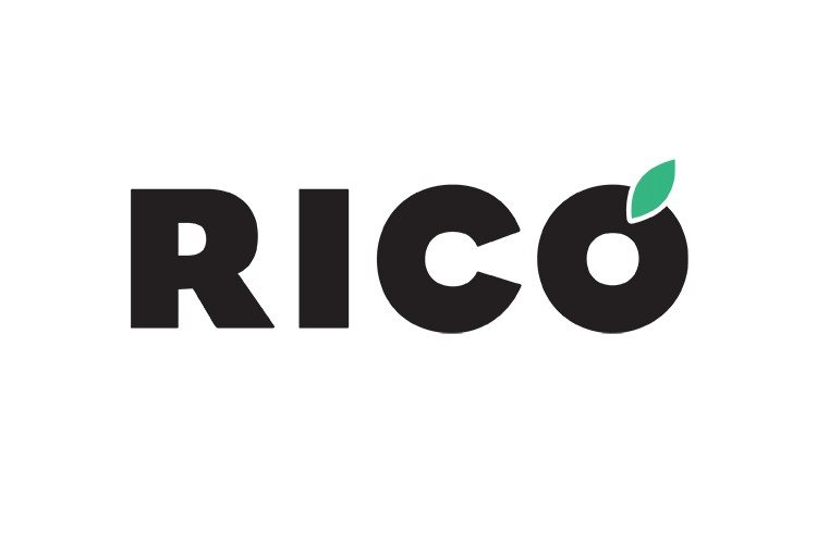 A screenshot of the Ricò website featuring a navigation bar with options to explore agritourism experiences, a central banner inviting users to "Experience the farm life in Puerto Rico," and buttons for checking in and out. The background includes images of a cow and a person enjoying a natural setting.