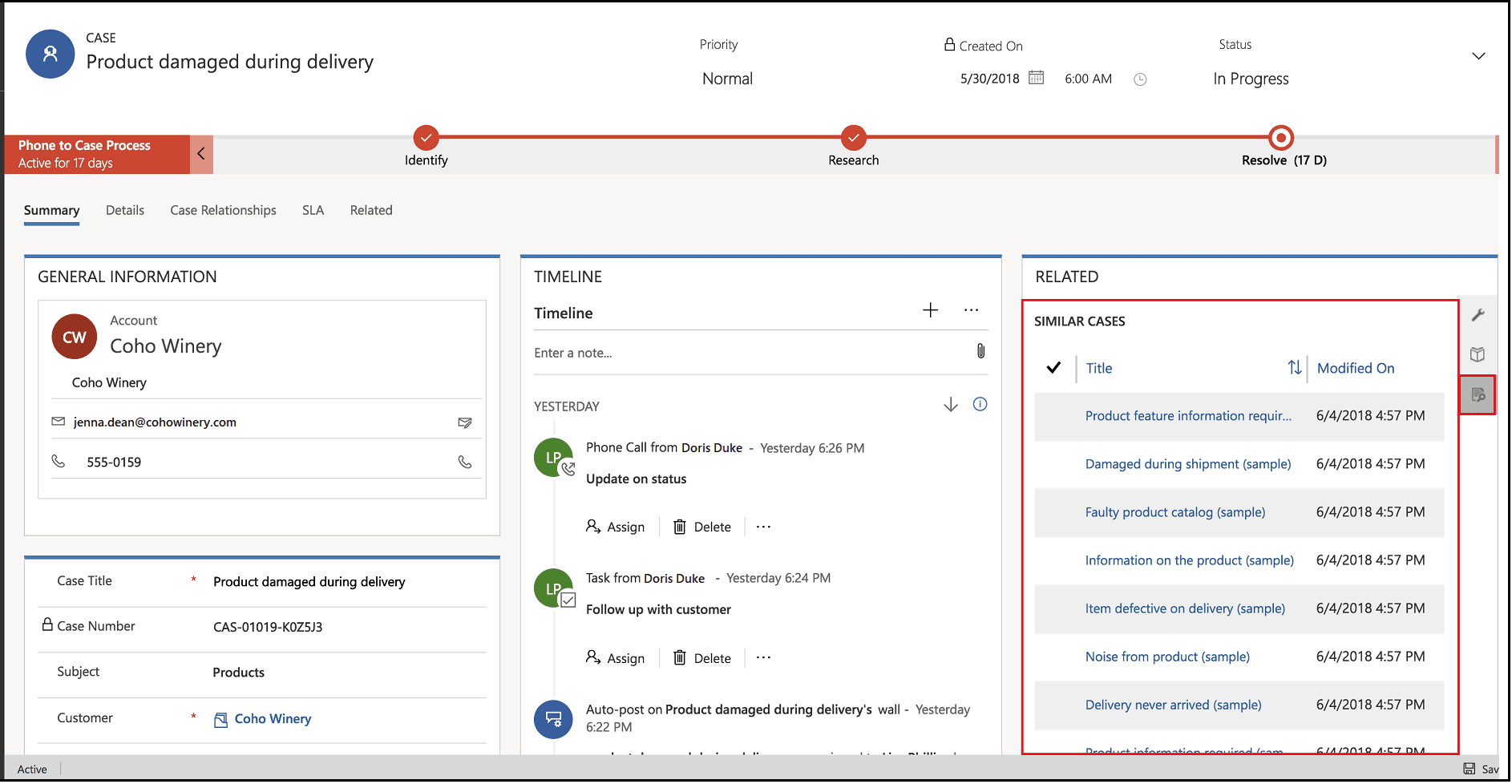 Suggest similar cases for a case with Dynamics 365 Customer Service |  Microsoft Learn