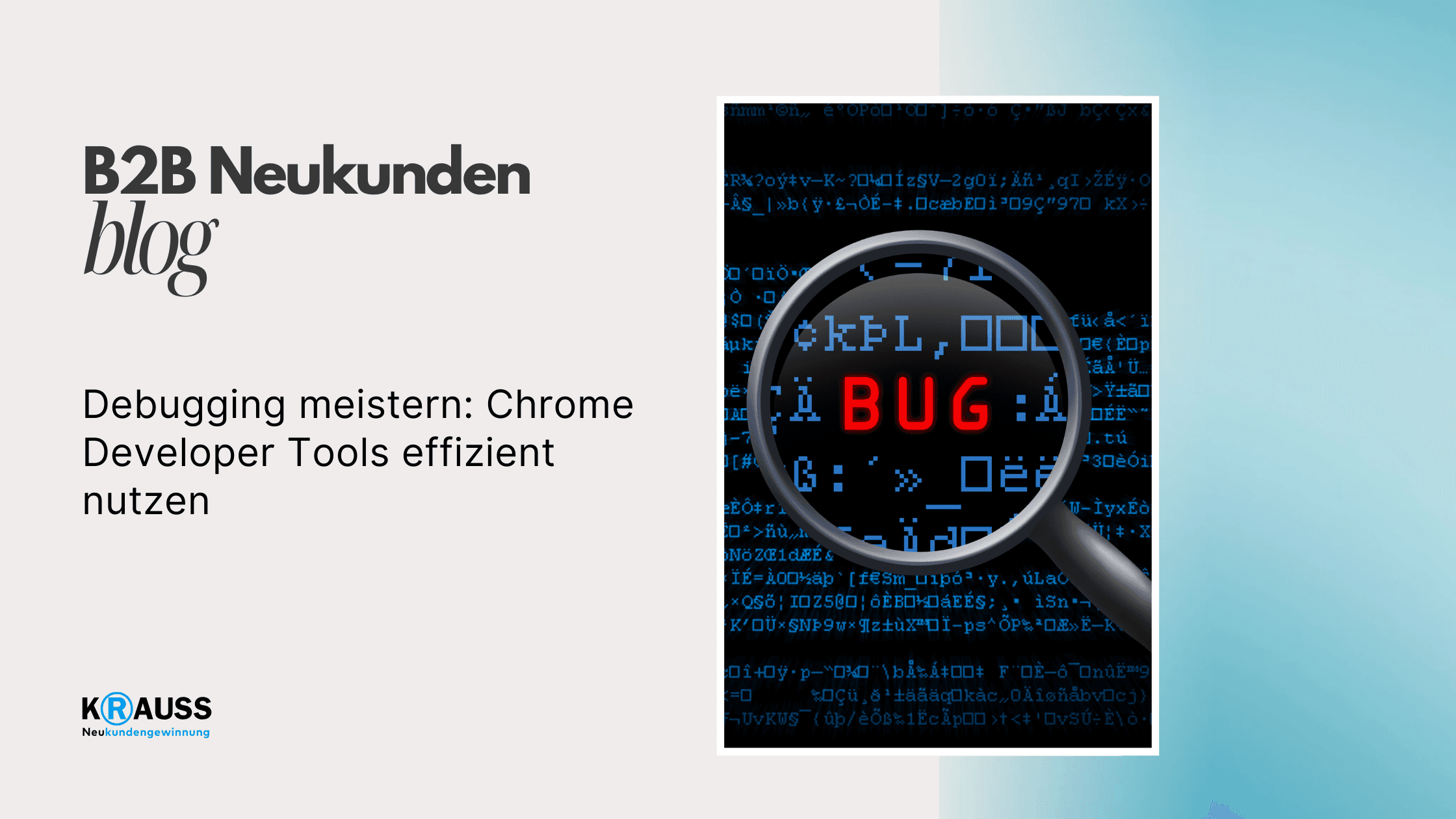 Debugging meistern: Chrome Developer Tools effizient nutzen