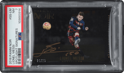 2016 Panini Noir Spotlight Lionel Messi