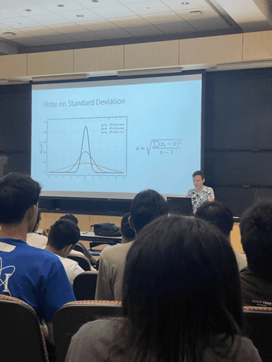 Physics Сlassroom filled with students