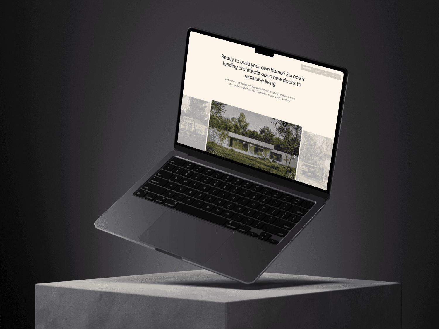 Professional Framer Website built with a great interactions, Mockup of the Laptop