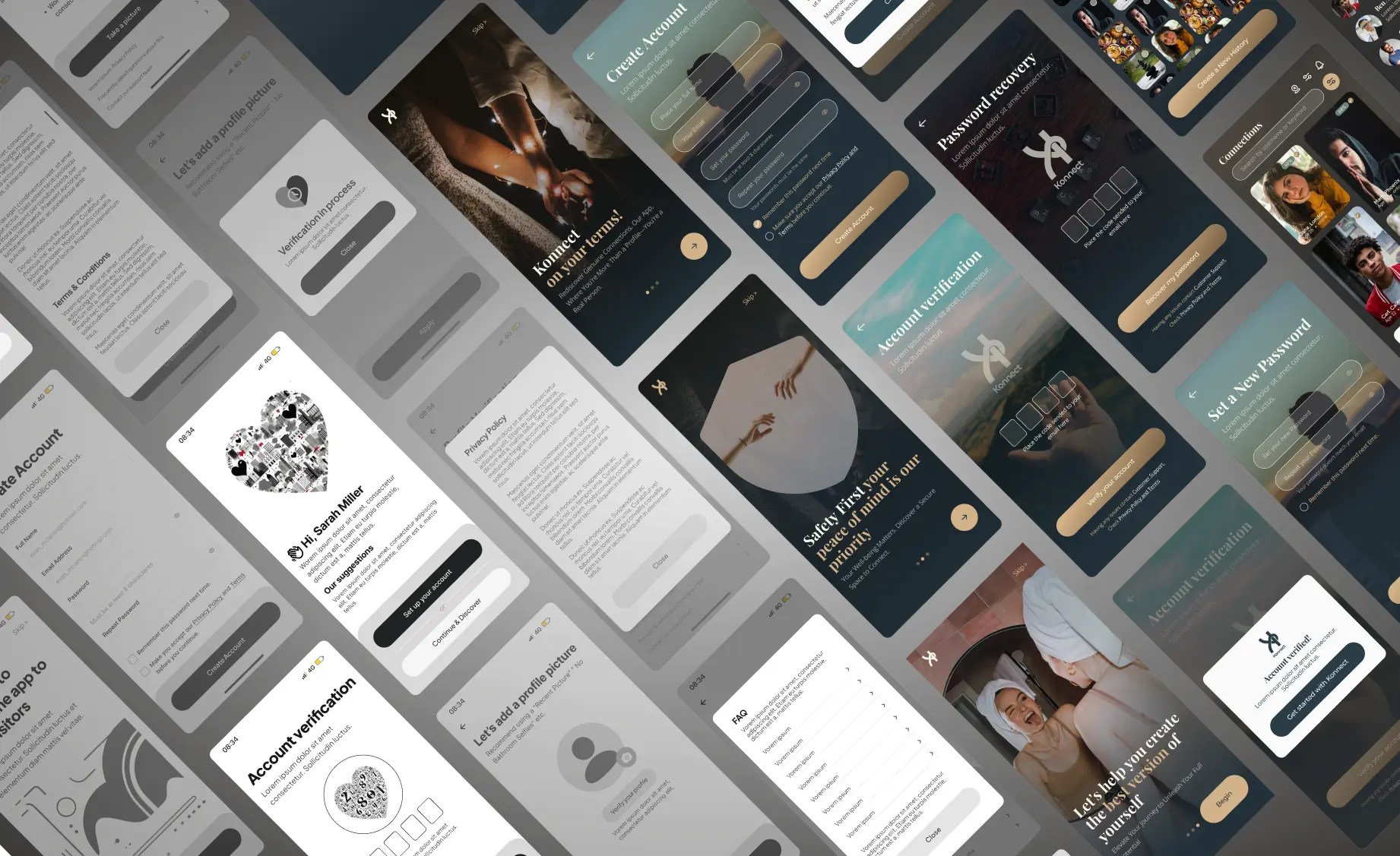 Konnect landing page call to action for joining the waitlist