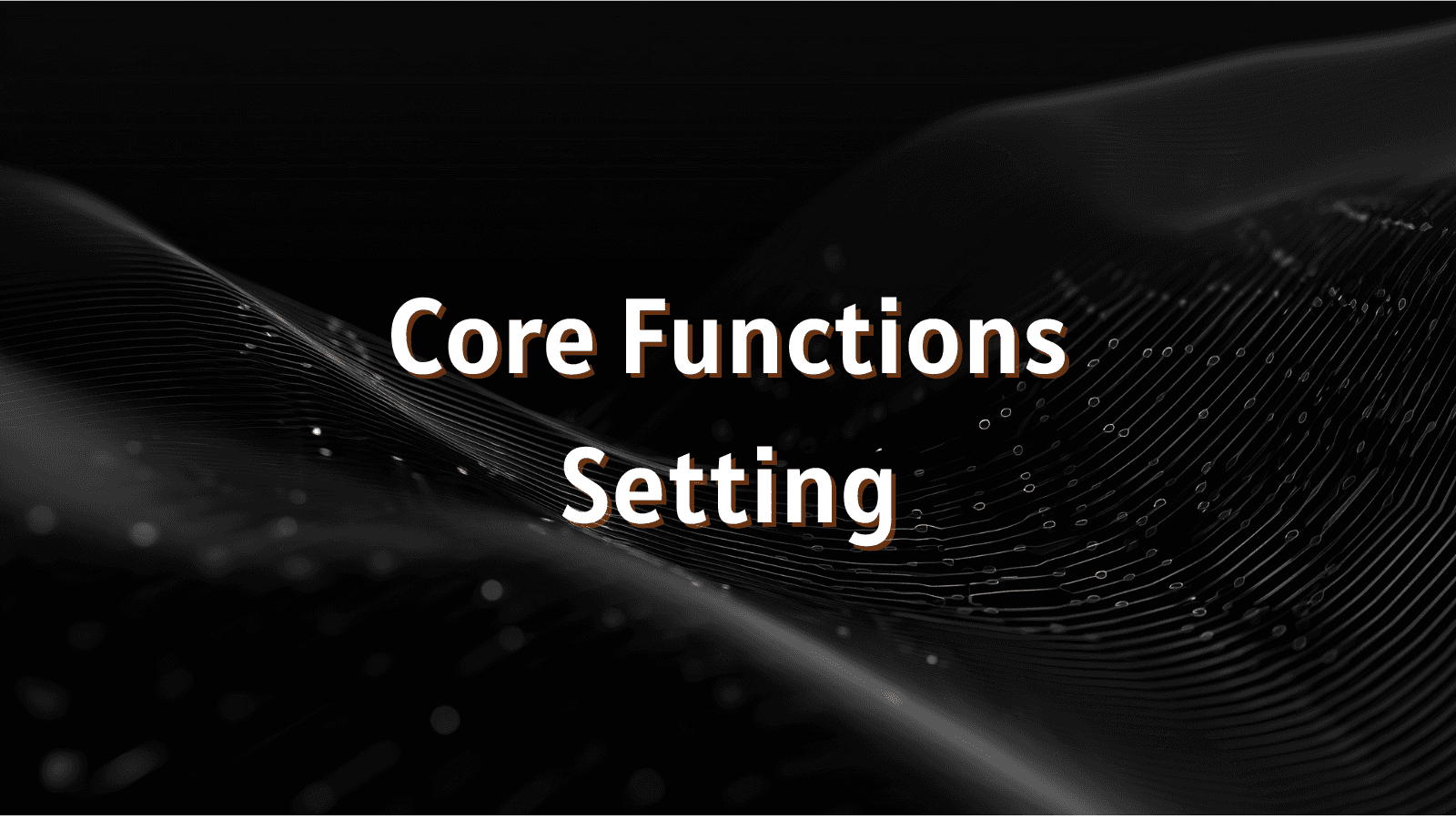 configuração das funções centrais do dealismo