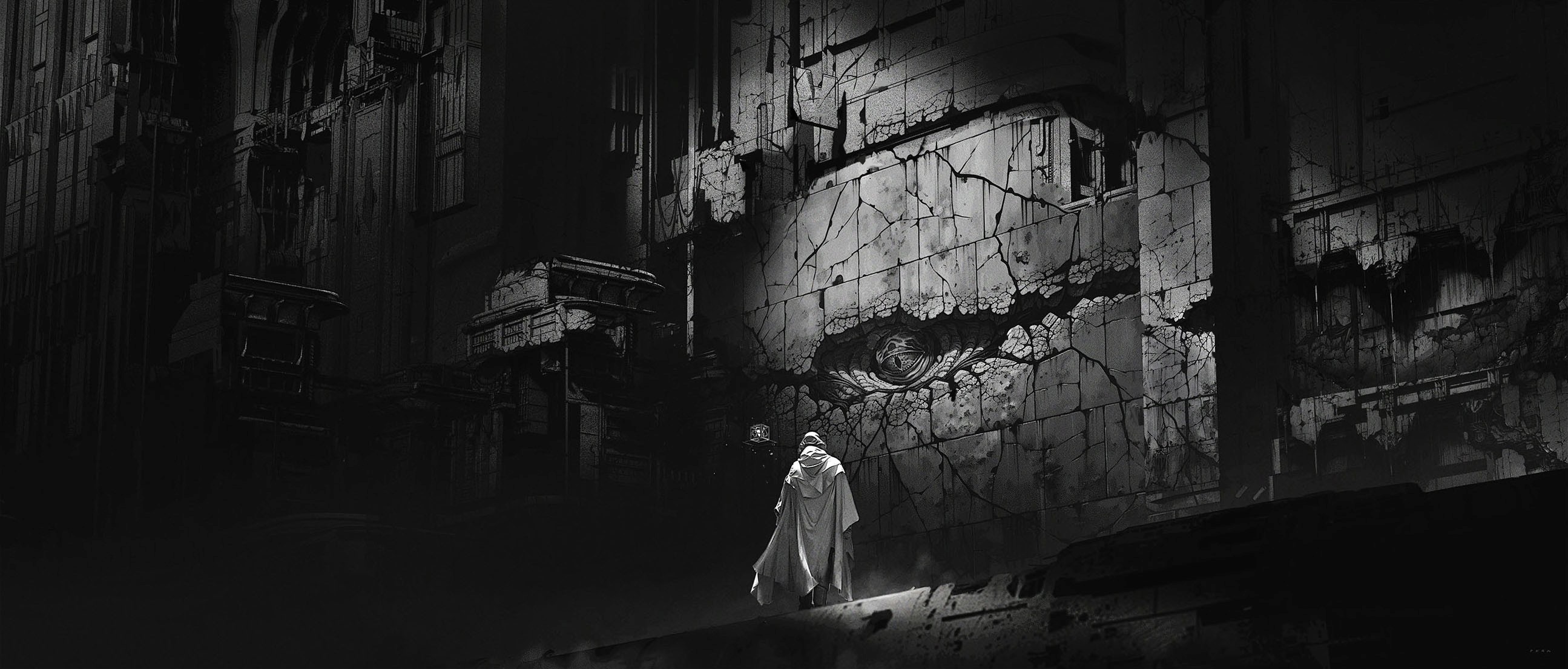 ZOLIDO concept art – vast cosmic environment with atmospheric depth and narrative fragments