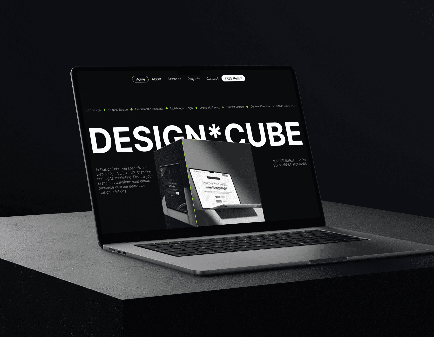 DesignCube Screen
