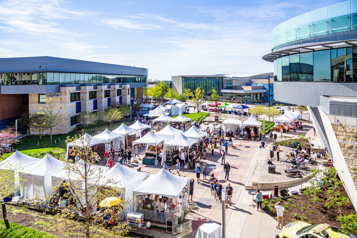 Downtown area of Lenexa, Kansas