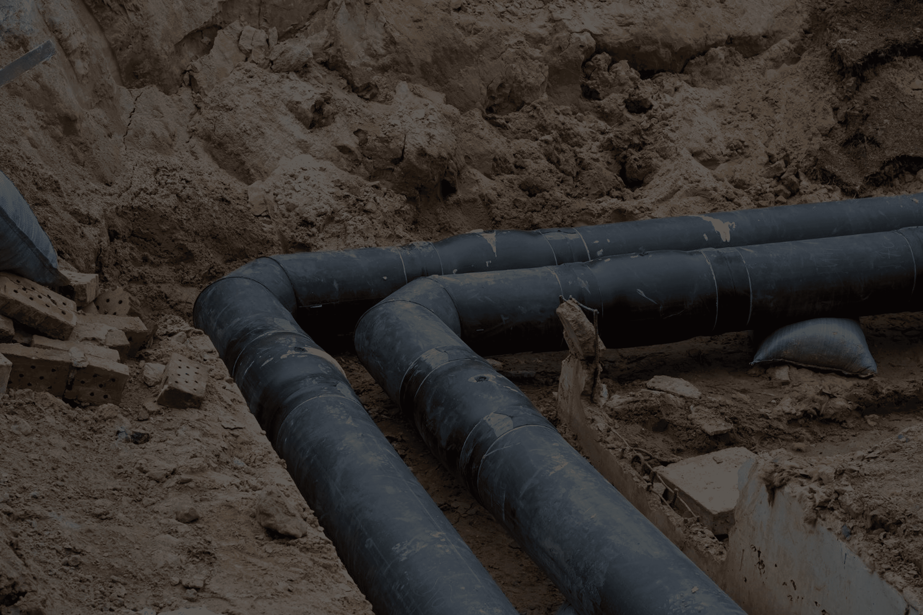 North Star Land Services hydro pipes installation