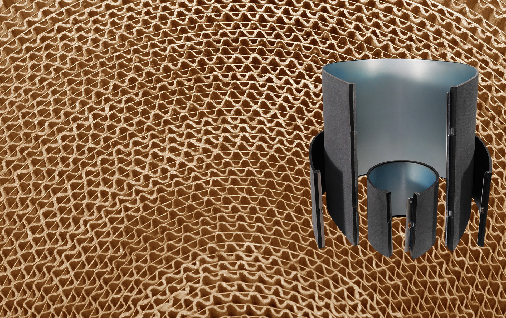 Corrugated boxes and C.U.E. anvil covers