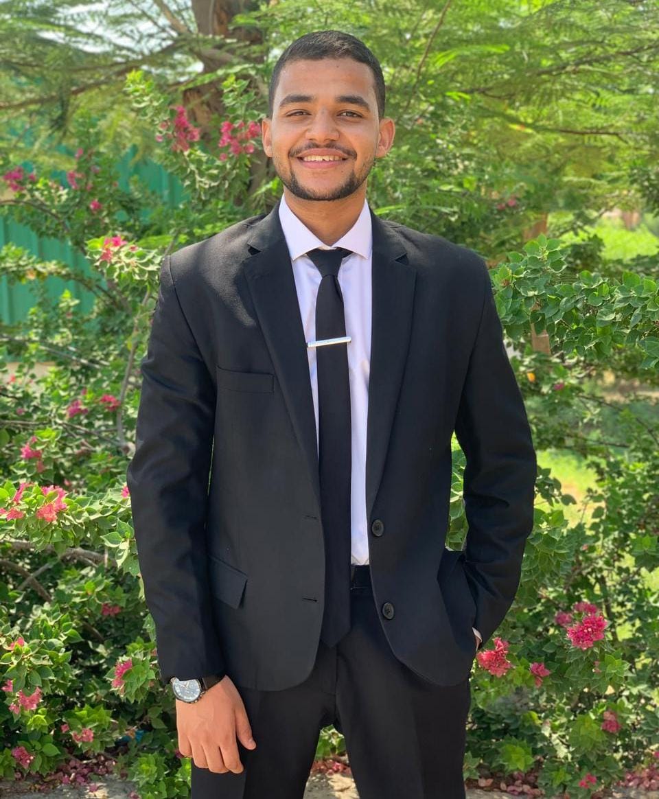 Portrait of portfolio creator – front view