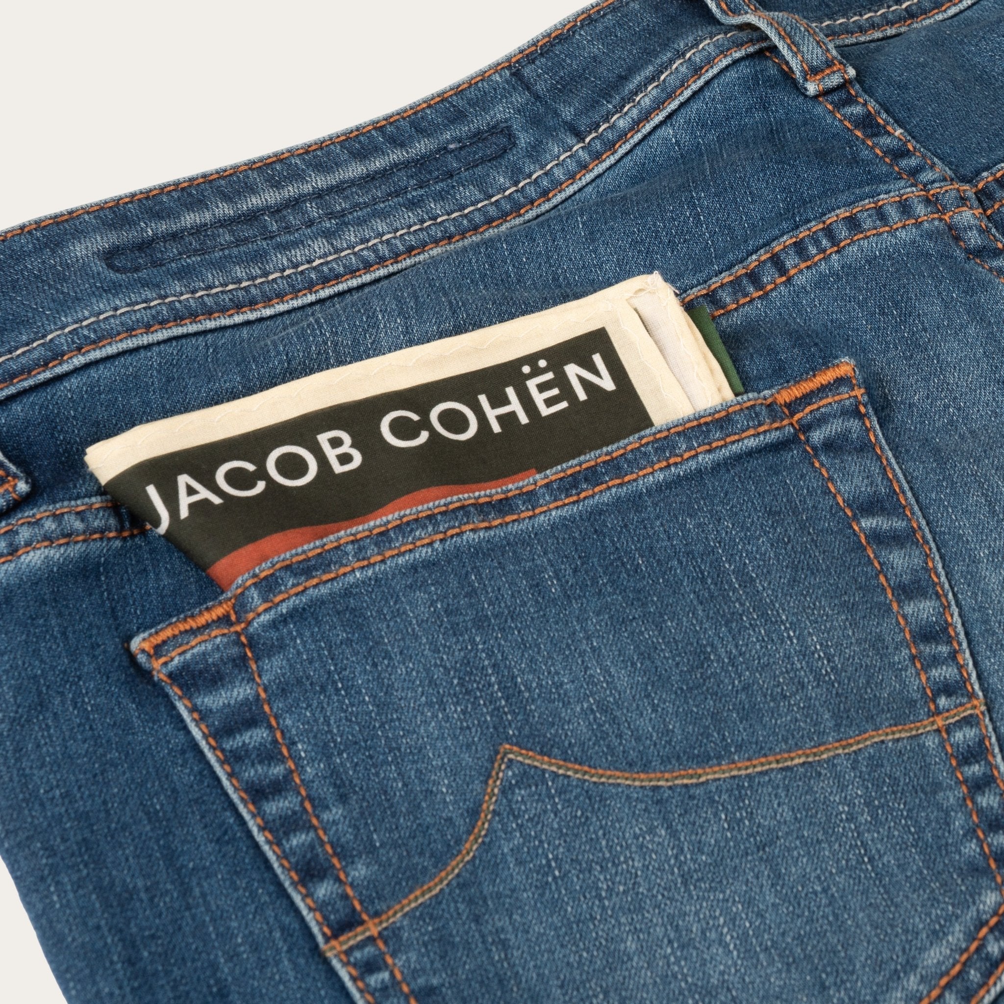 Nick Slim Fit Jeans Light Blue - Mandelli UK