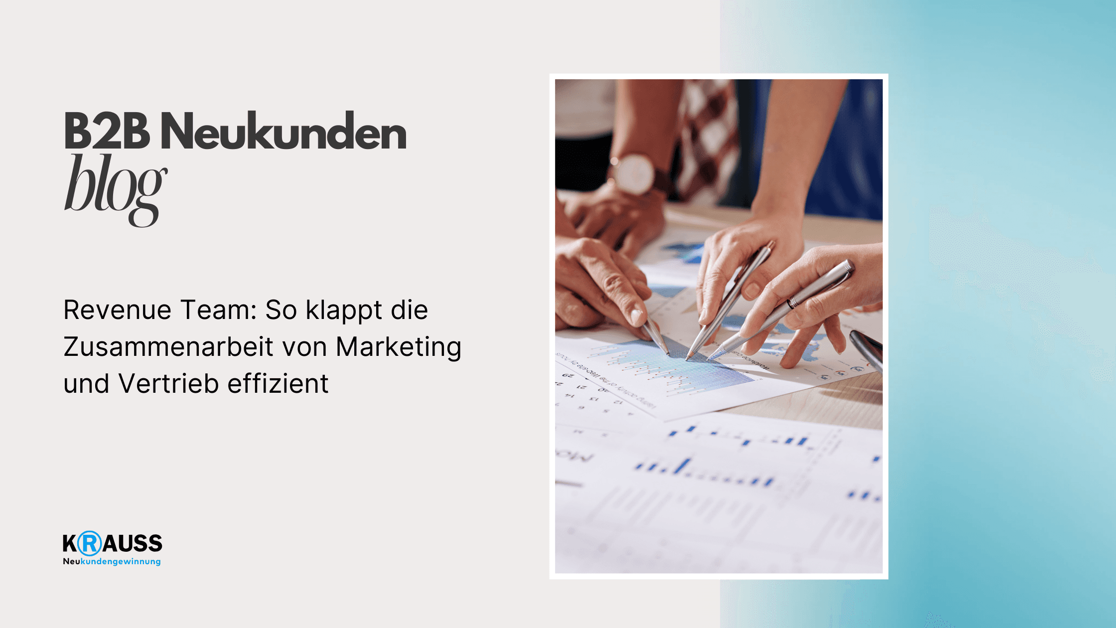 Revenue Team: So klappt die Zusammenarbeit von Marketing und Vertrieb effizient