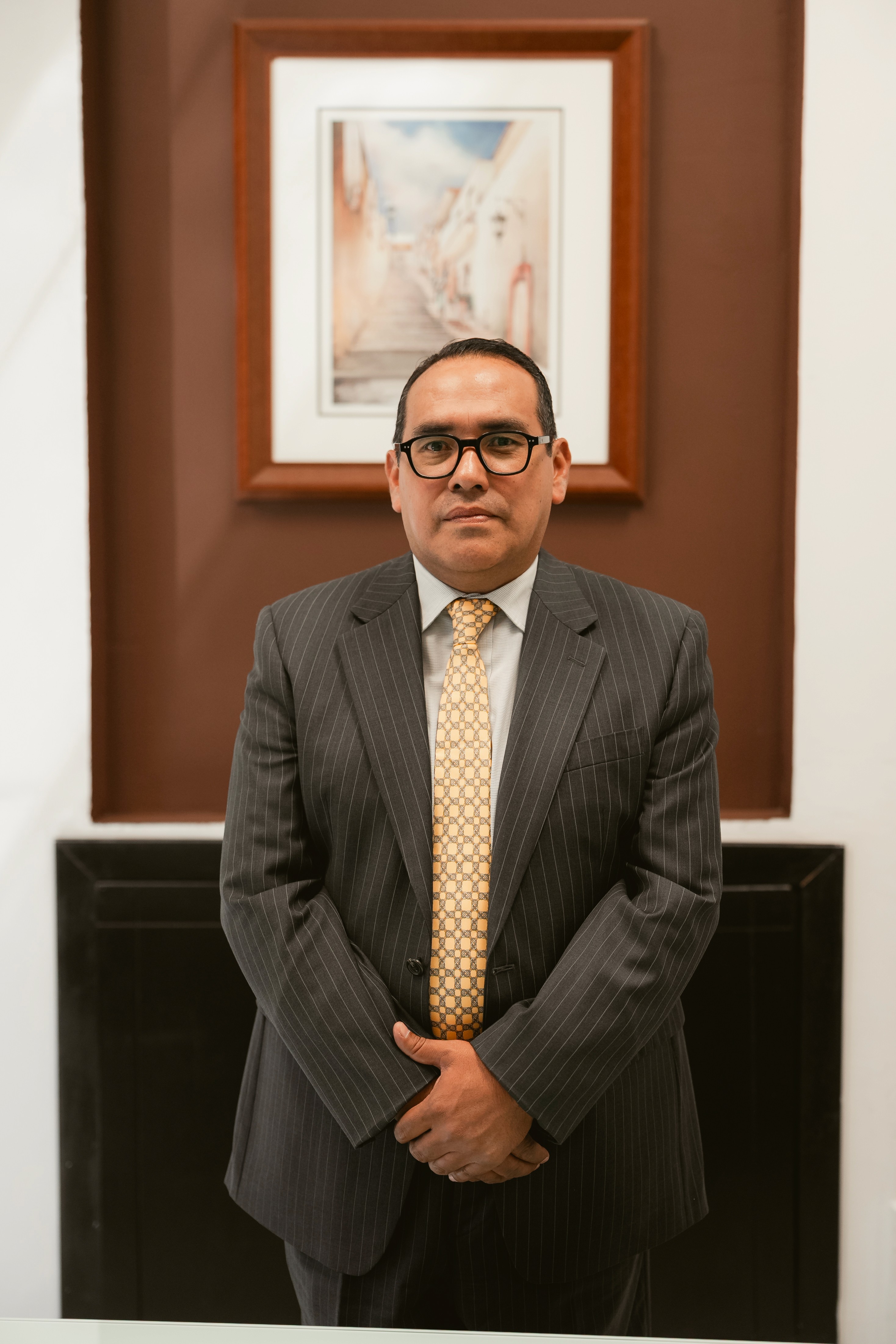 a man with his arms crossed