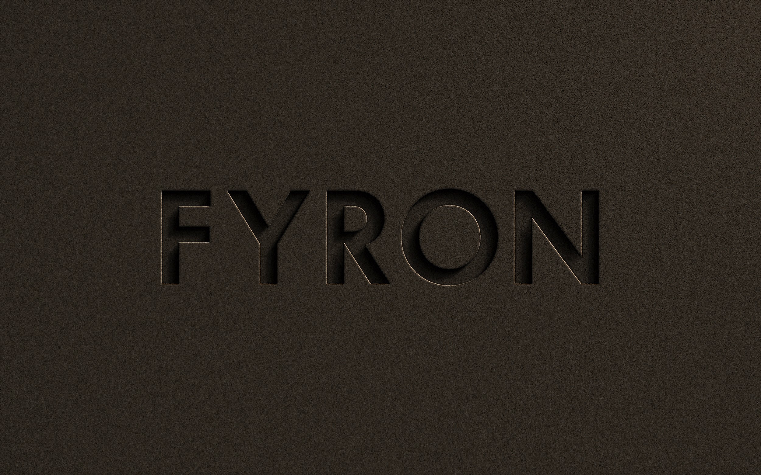 FYRON header logo by analogue agancy