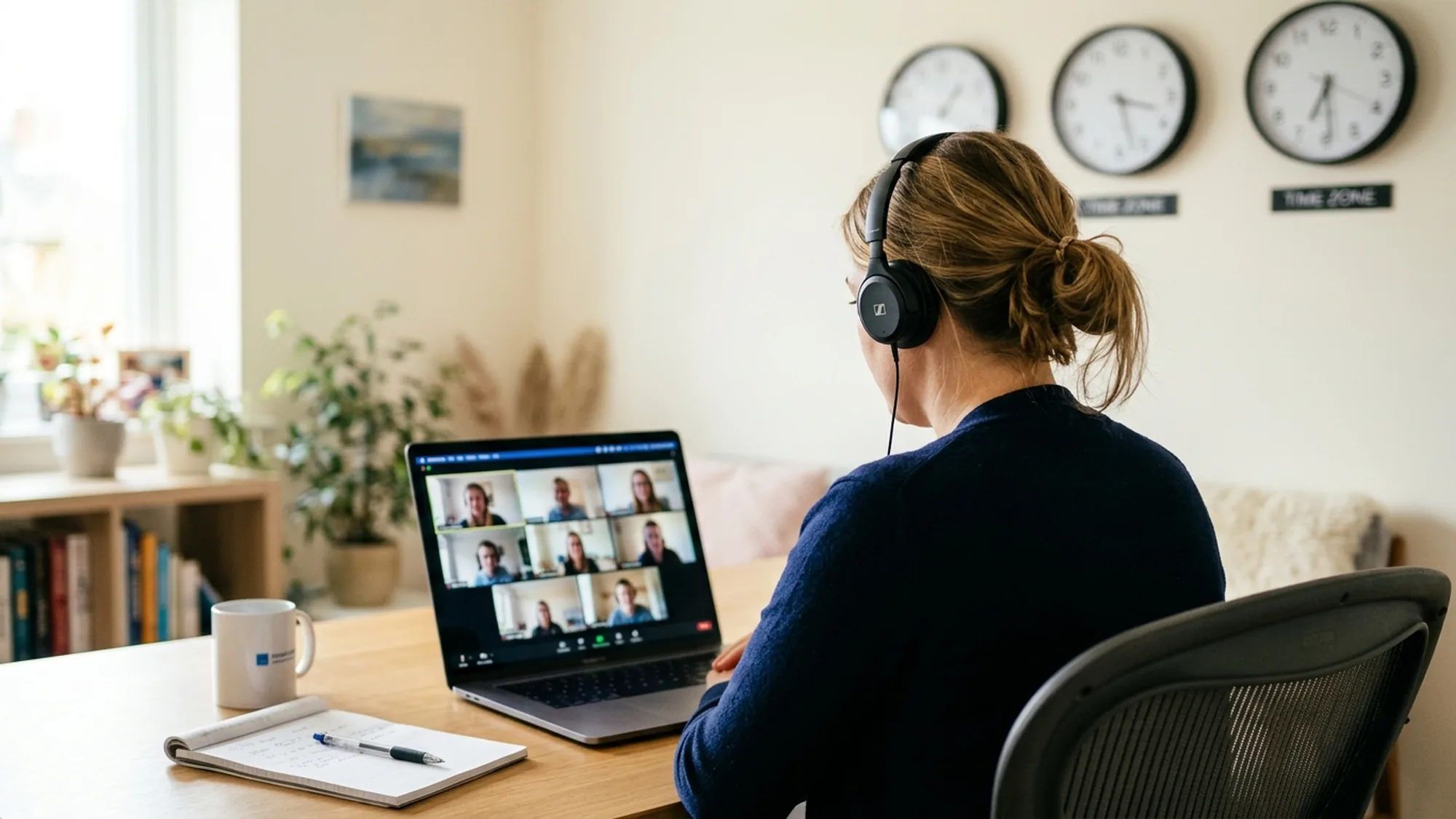 Team av virtuelle kundeserviceassistenter fordelt på flere tidssoner