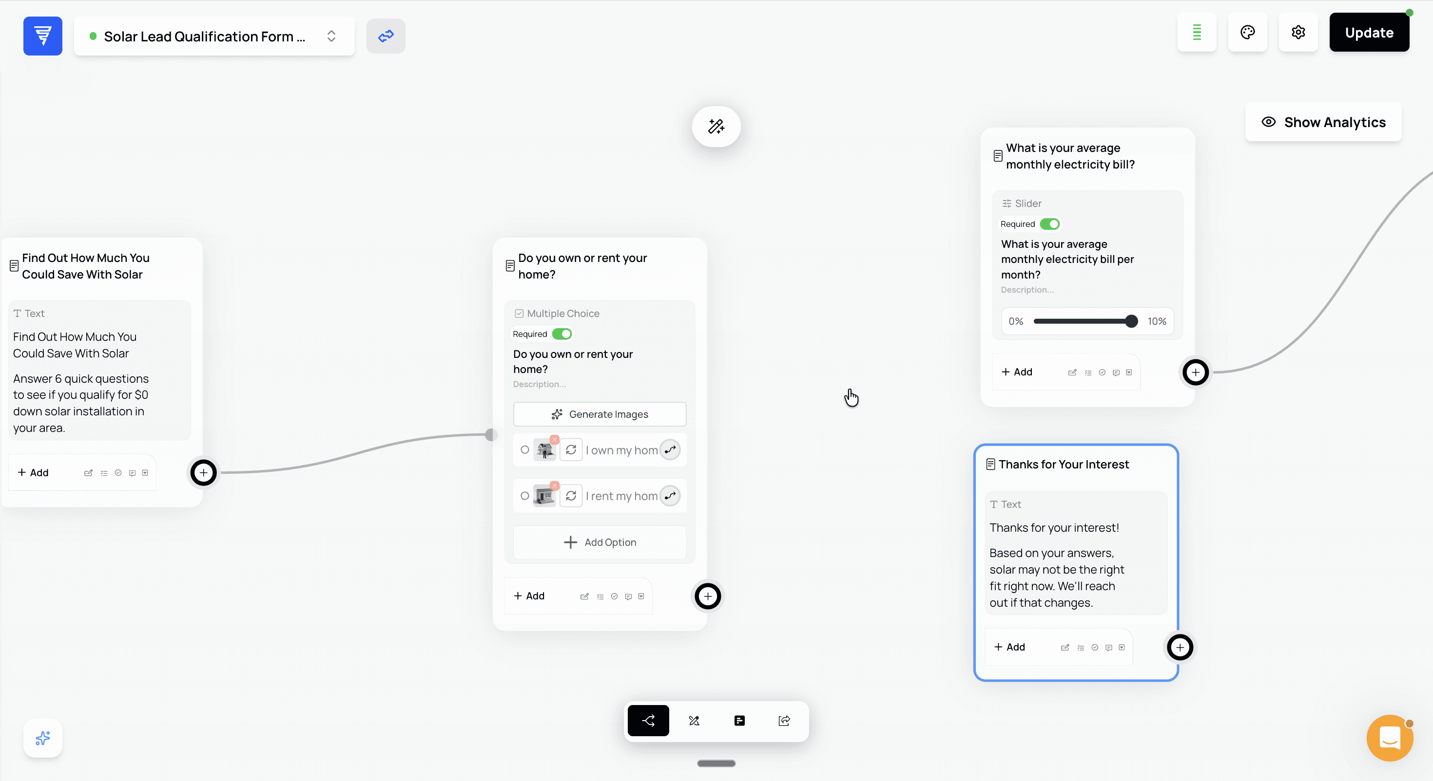 Formflow Canvas Page