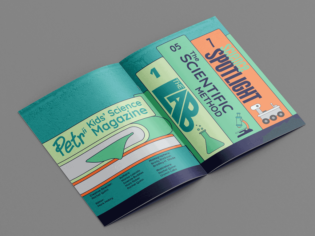 Petrii magazine mockup