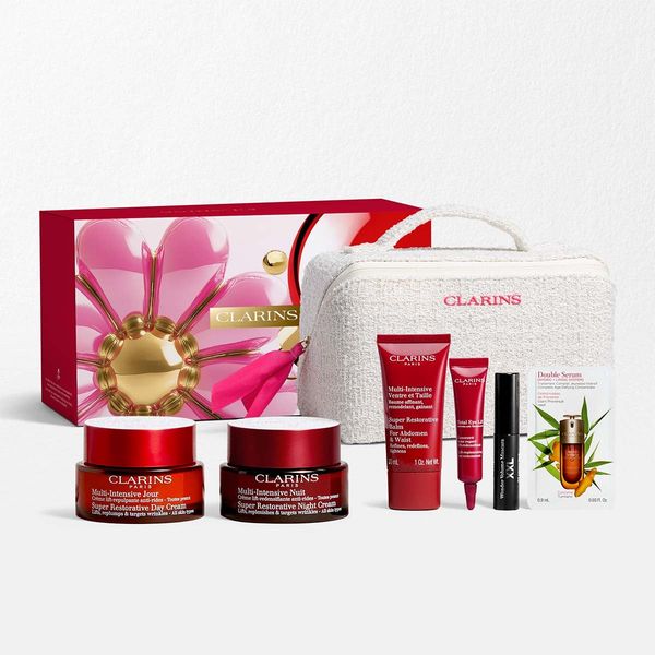 Clarins skincare gift set