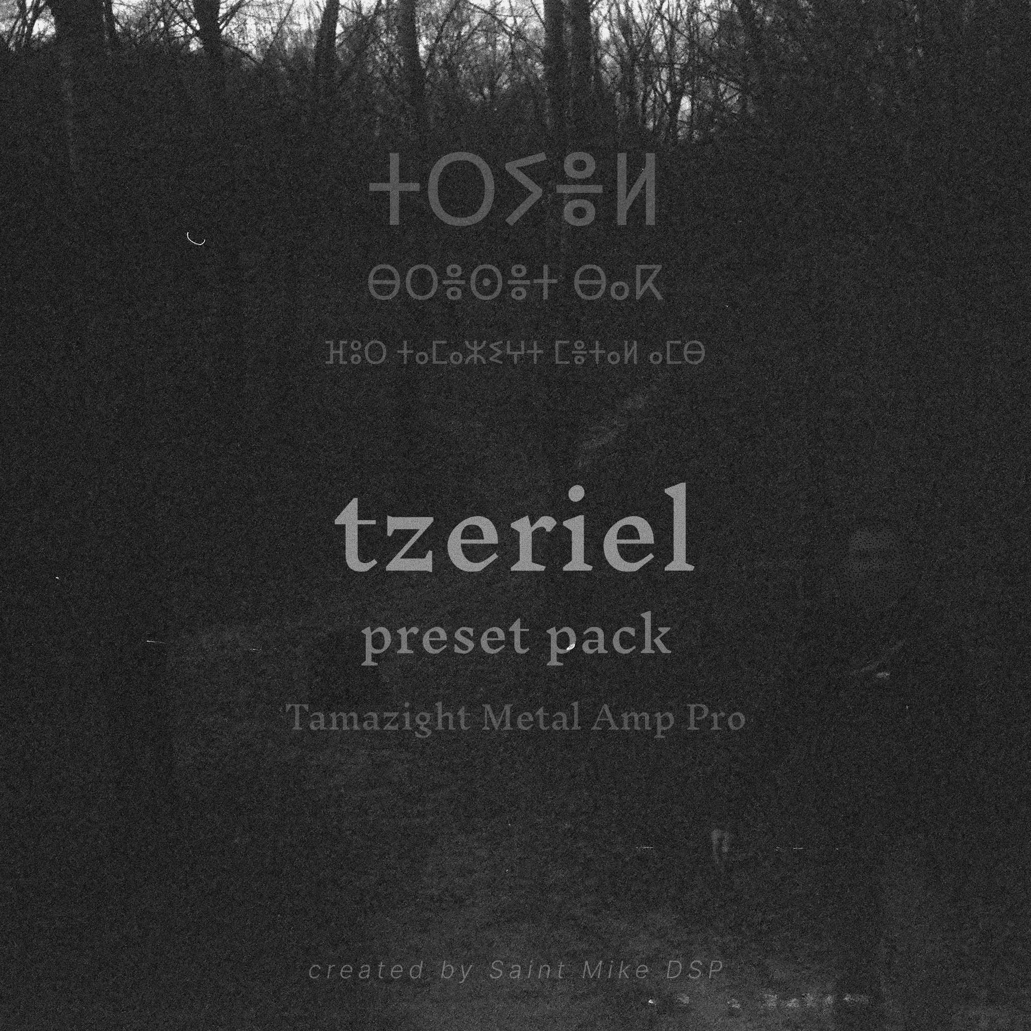 Tzeriel Preset Pack Cover Art