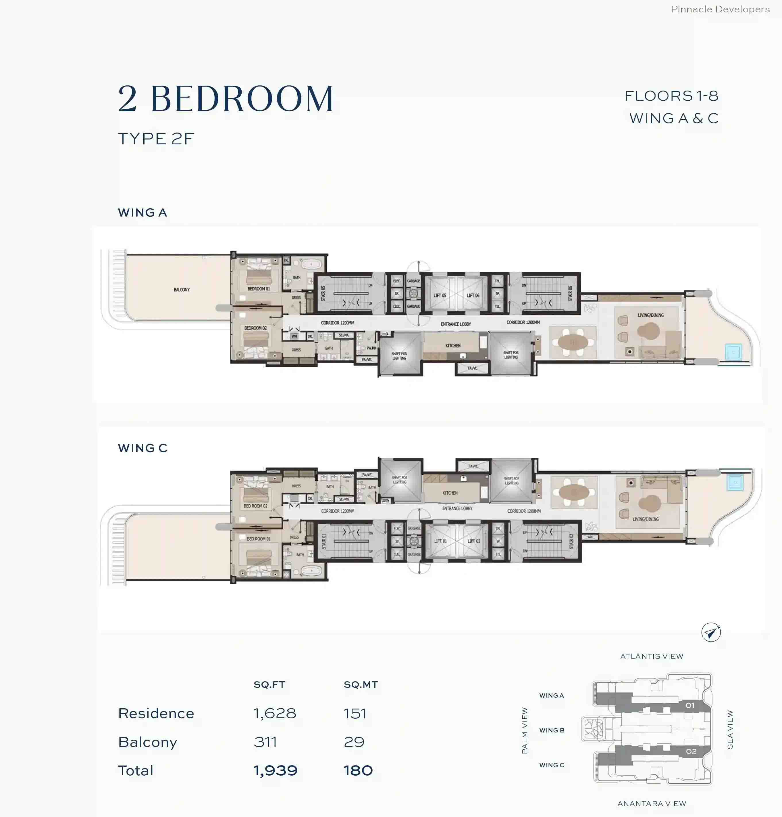 Royal Regency in Business Bay Floor Plan Studio