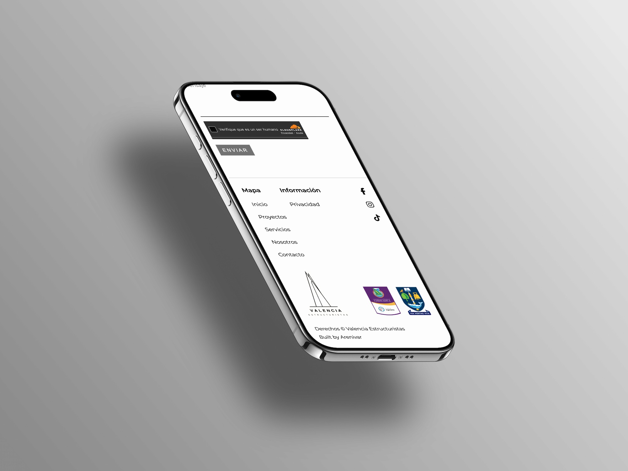 Valencia Estructuristas iPhone Mockup