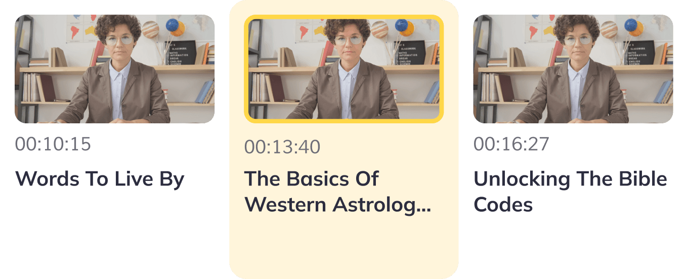 Illustrations of Jamworks' slide highlights feature