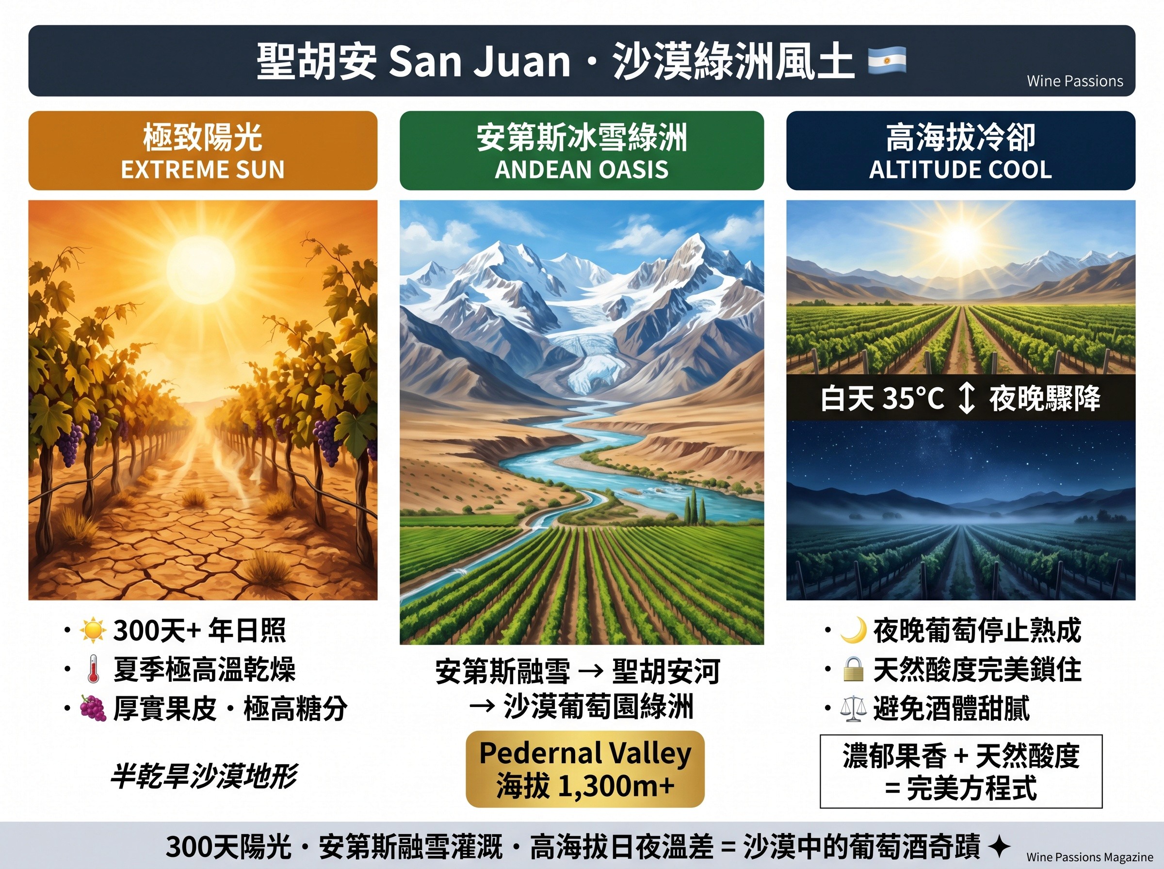氣候極端的沙漠綠洲：聖胡安高溫乾燥的風土，如何令葡萄完美成熟？
