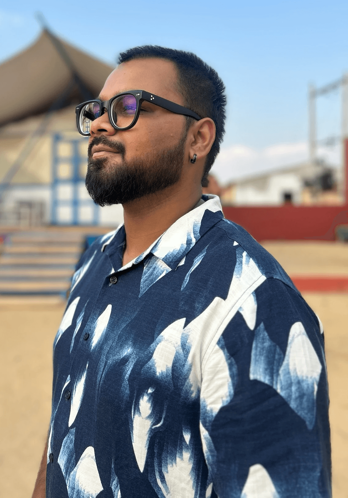 Portrait of portfolio creator