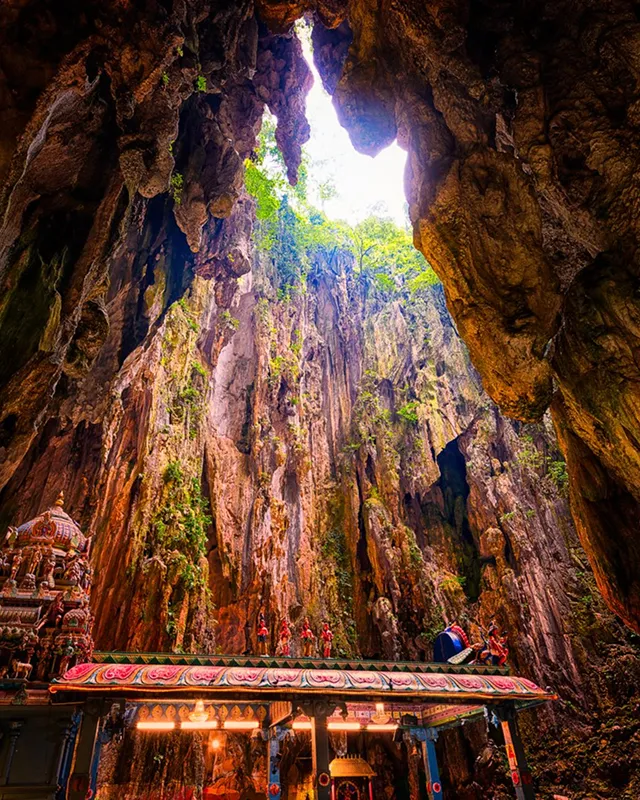 Young girl with backpack walks on dirt path