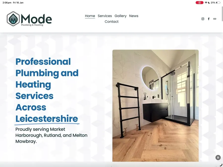 Live website
