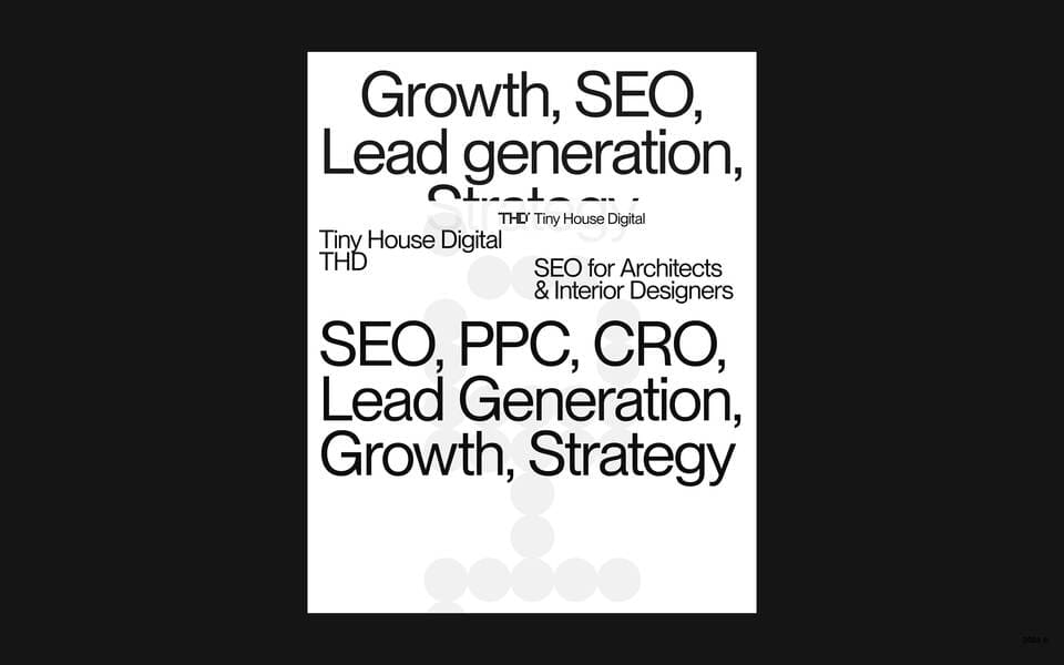 Text layout design about services.