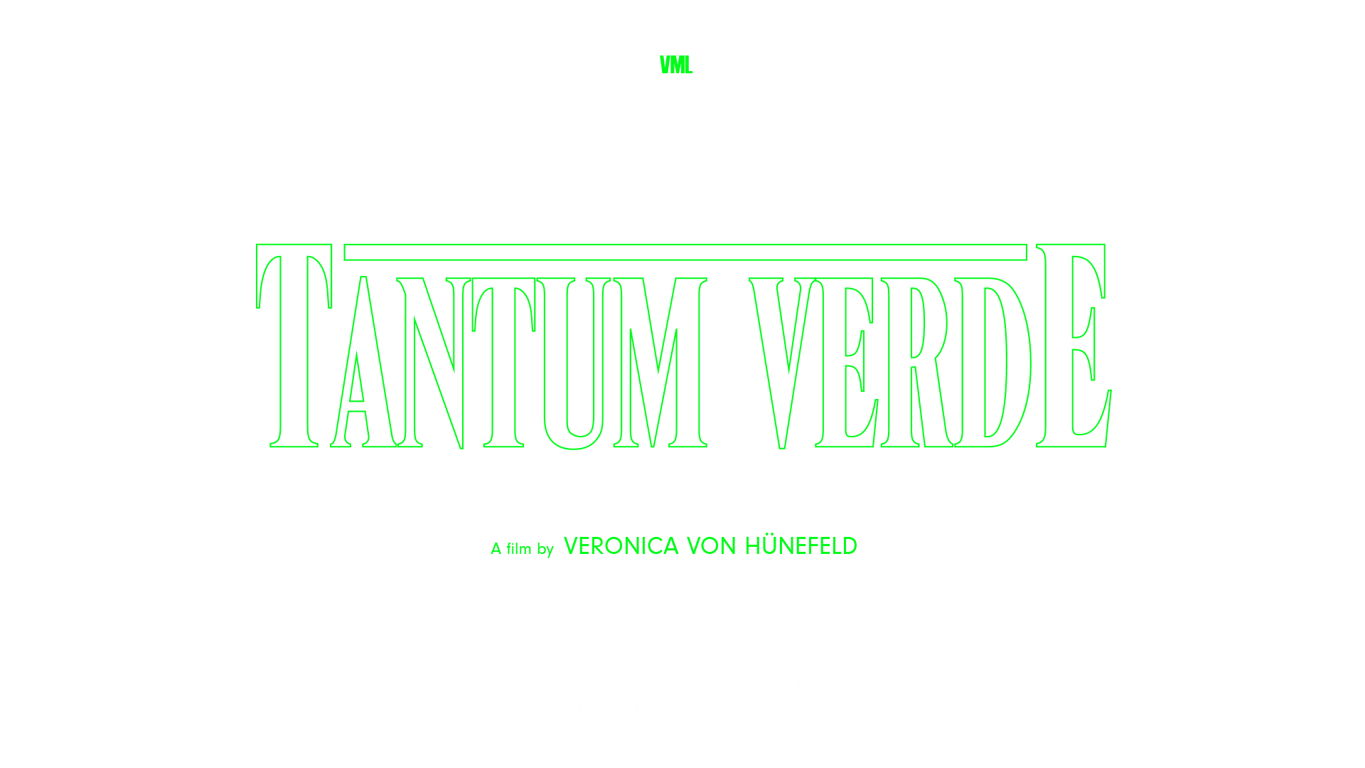 TANTUM VERDE title