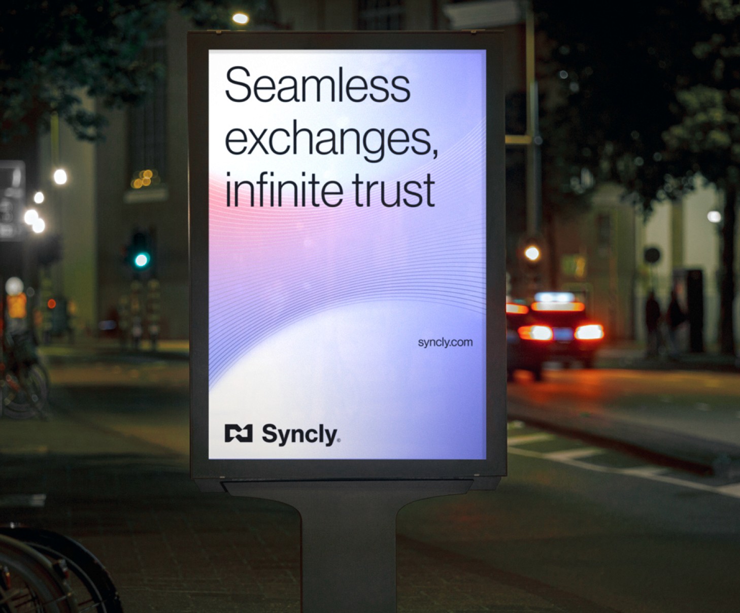 Poster design Syncly by Typefool